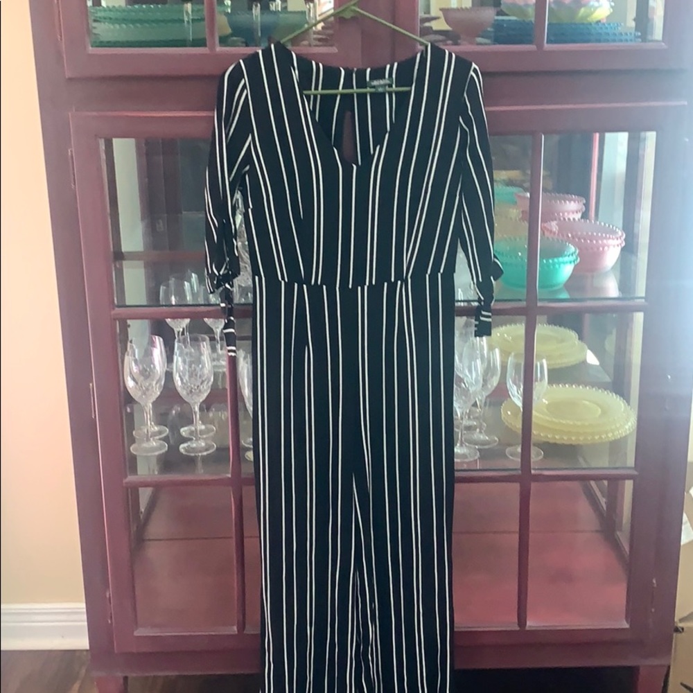 Striped jumpsuit